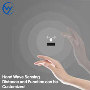 Gương đèn <span class=keywords><strong>LED</strong></span> cảm ứng thông minh 12V 1A 12W Công tắc cảm biến quét tay bằng cử chỉ có nguồn điện - Product Image 5