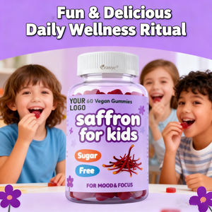 حلوى الزعفران للأطفال بتصنيع حسب الطلب، مستخلص الزعفران الطبيعي مع مكملات جابا لدعم المزاج وتهدئة الانفعالات - Product Image 2
