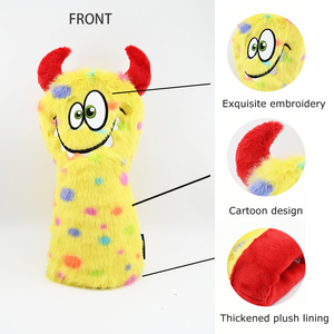 Fundas de golf de felpa con diseño de animales para driver, fairway wood, híbrido y putter, personalizadas, de PU - Product Image 4