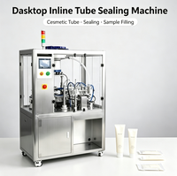 Appareil de scellage de tubes cosmétiques à commande numérique tactile, poste de travail rotatif, collage par ultrasons, appareil de scellage de flexibles