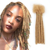 Dreadlocks 100% Fatti a Mano in Capelli Umani, Estensioni Micro Locs Afro Ricci, Sisterlocks Dreadlocks