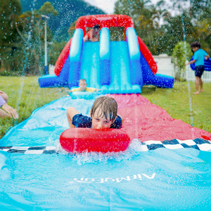 AirMyFun Château Gonflable pour Enfants avec Toboggan, Tissu Oxford 420D+840D, Capacité 3 Personnes, Installation Facile - Product Image 6