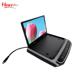 सस्ती कीमत 14 इंच की आईपीएस स्क्रीन छत माउंट मॉनिटर, यूएसबी एसडी पोर्ट फ्लिप डाउन कार मॉनिटर के साथ - Product Image 3