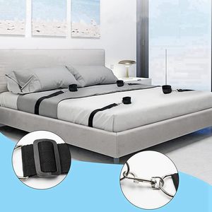 Bandas de Resistencia <span class=keywords><strong>para</strong></span> Juegos Sexuales, Kit de Sujeción <span class=keywords><strong>para</strong></span> <span class=keywords><strong>Cama</strong></span>, Correas <span class=keywords><strong>para</strong></span> Tobillos y Muñecas, <span class=keywords><strong>Esposas</strong></span> <span class=keywords><strong>para</strong></span> <span class=keywords><strong>Cama</strong></span> Queen - Product Image 5