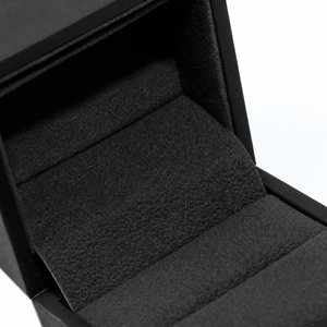 Caja de Anillo de Lujo Zebopak con Luz LED Negra, Logotipo Personalizado, Caja de Regalo de Joyería Premium <span class=keywords><strong>para</strong></span> Propuesta de Matrimonio, Venta al <span class=keywords><strong>Por</strong></span> <span class=keywords><strong>Mayor</strong></span> - Product Image 2