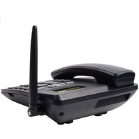 Teléfono Fijo Inalámbrico con SIM ETS-6588 GSM, Ranura Doble para SIM con Función de SMS