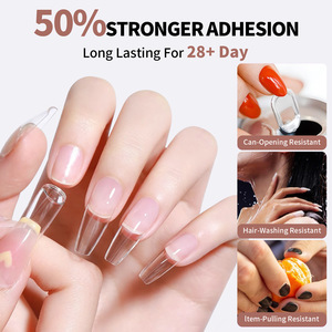 Gel UV de construction 30 ml pour extension d'ongles, adhésif de base, gel dur, primer sans résidu, couche de finition pour nail art LED - Product Image 3
