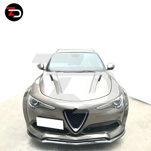 Oferta Especial: Kit de Carrocería Estilo ZD para <span class=keywords><strong>Alfa</strong></span> Romeo <span class=keywords><strong>Stelvio</strong></span> 949 - Parachoques Ancho, Alerón Delantero, Guardabarros, Faldones Laterales, Difusor, Alerón Superior y Capó - Nuevo - Product Image 3