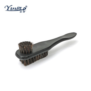 Yinste <b>Shoe</b> Brush Pig Hair <b>Soft</b> Bristles For Cleaning <b>Shoes</b> Household Use - Product Image 3