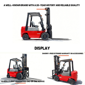 משלוח חינם מלגזות דיזל 1.5 טון כושר העמסה תורן 3 שלבים מרים הידראולי ממקם מזלגות לטיפול בנמלים - Product Image 5