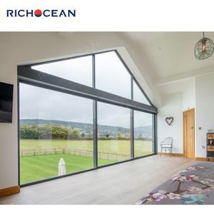 Puerta Corredera de Aluminio Delgada y Moderna RICHOCEAN, Resistente a Huracanes, con Doble Acristalamiento, para Patio, Estilo Miami Dade - Product Image 5