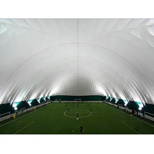 Estructura de cúpula inflable de membrana de PVC PVDF de construcción rápida, impermeable e ignífuga, para pabellón de tenis y pista de pádel. - Product Image 5