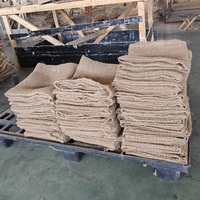 Sacs en copra, sacs en jute pour café, fèves de cacao, neufs, 94x57cm, 665g, sac en copra biodégradable, sac en jute de qualité alimentaire, Bangladesh