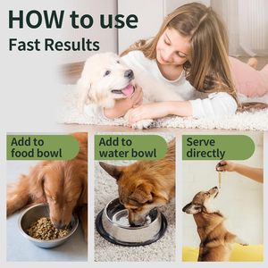 Huile de chanvre OEM pour chiens et chats, gouttes pour soulager l'anxiété et le stress avec oméga 3-6-9, l'huile de chanvre aide à soulager la douleur, le stress, le sommeil, apaisement - Product Image 4