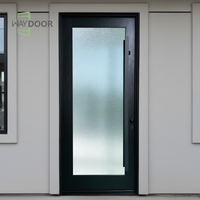 Porte intérieure en bois massif à ouverture latérale, insonorisée, avec vitre, conçue pour les écoles, les hôpitaux, les cliniques, les bureaux, les appartements, les hôtels
