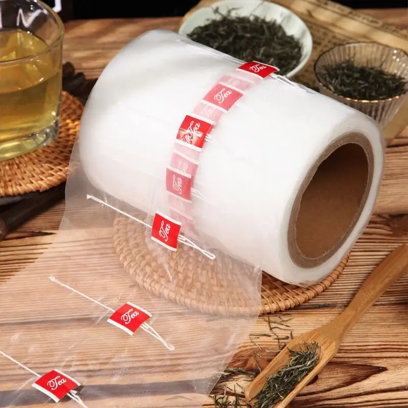 6000 बैग/रोल के लिए खाद्य ग्रेड स्पष्ट चाय बैग फिल्टर पेपर चाय पैकेजिंग