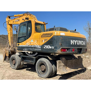 Excavadora de Ruedas Hyundai 210W-9T de Segunda Mano en Venta, con Pocas Horas de Trabajo, Motor Cummins Eficiente, con Informe - Product Image 1