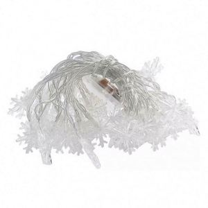 Guirnalda de Luces LED 3M con Diseño de Copos de Nieve, Luces Decorativas a Pilas, 2700K Blanco Cálido, Carcasa de PVC, para Año Nuevo, San Valentín, Navidad - Product Image 4