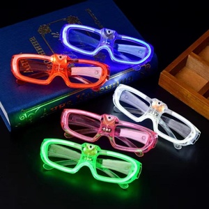 Gafas LED Inteligentes con Flash Electrónico, Decoración Navideña de Moda, Accesorios para Crear Ambiente, Gafas Fluorescentes de Plástico - Product Image 3