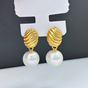 ต่างหูเงินแท้ S925 แบบ DIY พร้อมลูกปัดขนาด 10-15 มม. อุปกรณ์ฐานเปล่า รุ่น 22299 - Product Image 1