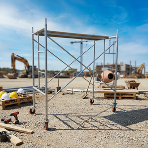 Système d'échafaudage à cadre à montage et démontage rapides <span class=keywords><strong>pour</strong></span> projets commerciaux et résidentiels à déroulement accéléré - Product Image 1