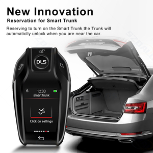 Clé de voiture intelligente multifonctionnelle <span class=keywords><strong>DLS</strong></span> avec télécommande, écran tactile LCD, entrée sans clé, unidirectionnelle, 12V DC - Product Image 5