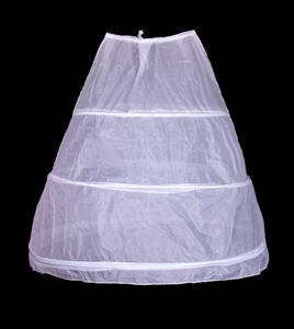 Brautbräutigam Unterrock bodenlang 3-schicht Stahlring elastische Futterteile Puffy Ballkleid Ballkleid Petticoat - Product Image 3