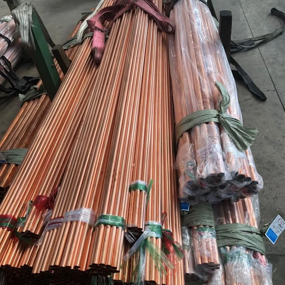 1/4 5/8 zoll typ K L M <span class=keywords><strong>ACR</strong></span> Straight Copper Pipe For Air klimaanlage Refrigerator