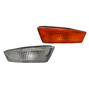 Espejo de parachoques delantero para coche, luz led antiniebla, color ámbar y transparente, piezas clásicas - Product Image 1