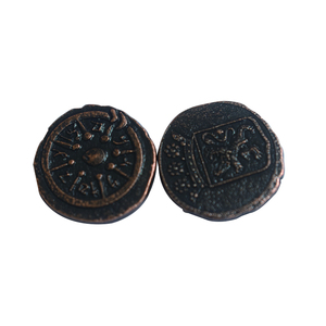 En gros Personnalisé <span class=keywords><strong>Rare</strong></span> <span class=keywords><strong>Métal</strong></span> Laiton Antique Or Argent Plaqué Pièces Pirats Souvenir Trésor Dollar Ancienne Pièce Antique De Collection - Product Image 3