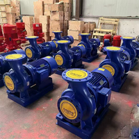 Pompe à connexion par bride à moteur triphasé pour traitement d'eau propre, série ISW, en acier inoxydable de haute qualité, basse pression, OEM