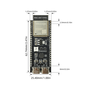ESP32-S3-DvKitC-1 WiFi <span class=keywords><strong>BT</strong></span> 开发板模块 Cp2102 板载 Esp32-S3-N16R8 模块 44Pin Type C - Product Image 5