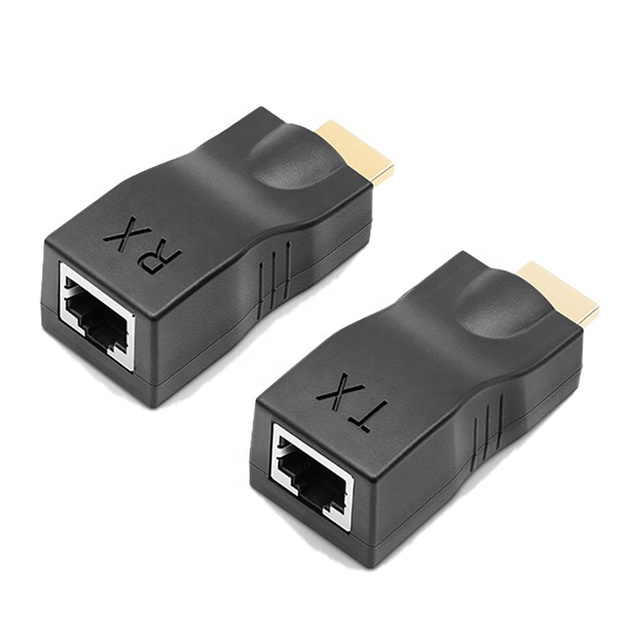 SY Hdmi Extender Over Ethernet Cat 5e6/ Cable, HDMI to RJ45 Ethernet Network Converter for CCTV Movie Theatre
