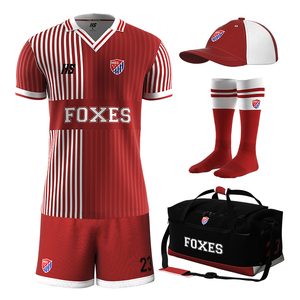 Top Proveedor Fútbol Jersey Set Chándal Sublimación Personalizado Equipo Kits Fútbol Jersey - Product Image 4