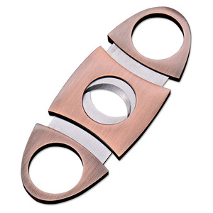 Cortador de Cigarros de Acero Inoxidable, Doble Cuchilla, Manual, Duradero, para Accesorios de Fumar - Product Image 1