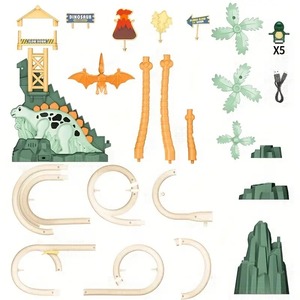 Ept khủng long leo trượt ánh sáng lên âm nhạc cầu thang đồ chơi khe cắm theo dõi khủng long leo cầu thang đồ chơi - Product Image 6