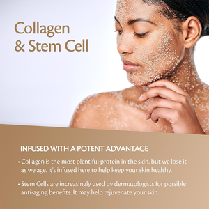 Exfoliante de Azúcar Morena para Rostro, Pies y Cuerpo, con Colágeno, Células Madre, Sal Tonificante, <span class=keywords><strong>Rosa</strong></span> y Frutas, para el Cuidado de <span class=keywords><strong>la</strong></span> Piel y Reducción de <span class=keywords><strong>la</strong></span> <span class=keywords><strong>Celulitis</strong></span> - Product Image 4