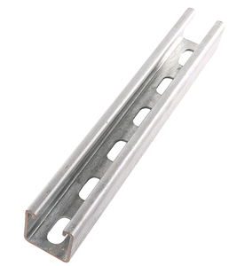 Wholesale Price 41/41 Galvanized <b>Steel</b> Alloy C Channel Slotted <b>Profil</b> AiSi Standard Welding & Bending Cutting Service Unistrut - Product Image 1