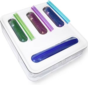 Organizador de Bolsas para Cajón de Cocina, Contenedor de Plástico para Bolsas, Dispensador de Bolsas para Organizadores de Cocina y Almacenamiento - Product Image 1