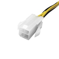 Cable de extensión de alimentación ATX P4 de 4 pines: conector macho a hembra de 4 pines de 20 cm para fuente de alimentación de placa base de computadora de escritorio