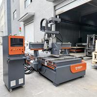 Máquina Router CNC 1530 con Sierra ATC y Mesa de Vacío, Servoaccionamiento, Área de Trabajo Eficiente, Estable, Precisa y Duradera, de Hierro Fundido