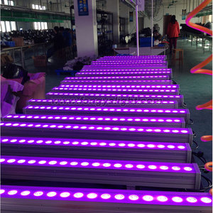 Barre LED <span class=keywords><strong>DMX</strong></span> IP65 24x3W haute puissance, LED RGB 3 en 1, projecteur mural LED <span class=keywords><strong>DMX</strong></span>, contrôle 6 sections - Product Image 4