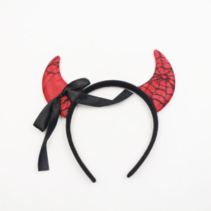 Ensemble jupe tutu rouge à paillettes et serre-tête à cornes pour enfants MS Kids, déguisement d'Halloween pour filles - Product Image 5