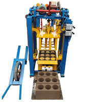 Machine de moulage automatique de blocs creux et de briques en ciment MD, conception mobile, 220V/380V, garantie 1 an, utilisation facile