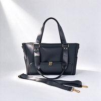 Sac fourre-tout en néoprène personnalisé avec étiquette privée, grande capacité, organiseur pour les mères actives et l'utilisation au bureau, avec sangle