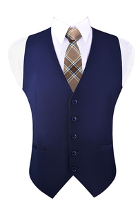 Gilet <span class=keywords><strong>sans</strong></span> manches pour hommes, tenue formelle et décontractée, de costume, nouvelle conception - Product Image 5