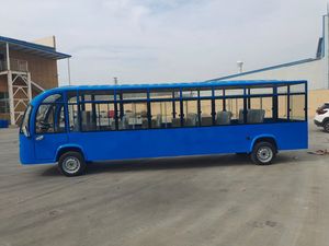 รถบัสไฟฟ้าสำหรับเที่ยวชมสถานที่ 11 ที่นั่ง แบตเตอรี่ตะกั่ว-กรด 72V100ah ขับเคลื่อนด้วยมอเตอร์ไฟฟ้ากระแสสลับ 4KW - Product Image 1