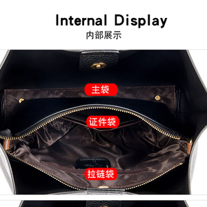 High Quality PU <b>Leather</b> Luxury Lady Tote Shoulder Bags Wholesale <b>Purse</b> and Handbags Fashion Women Hand Bags - Product Image 6