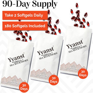 Cápsulas blandas de espino amarillo de alta calidad, marca privada, 100% veganas, aumentan la energía y promueven la reparación de tejidos. - Product Image 6