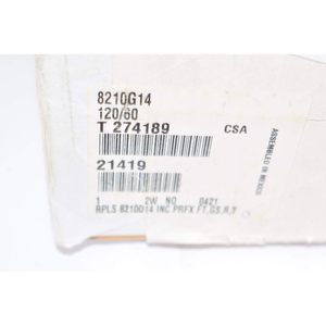 Vanne solénoïde ASCO 8210G14 1 pouce normalement ouverte en laiton - Product Image 2